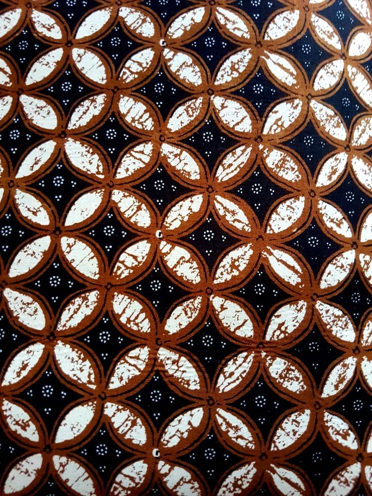 Ilustrasi pola motif Kawung