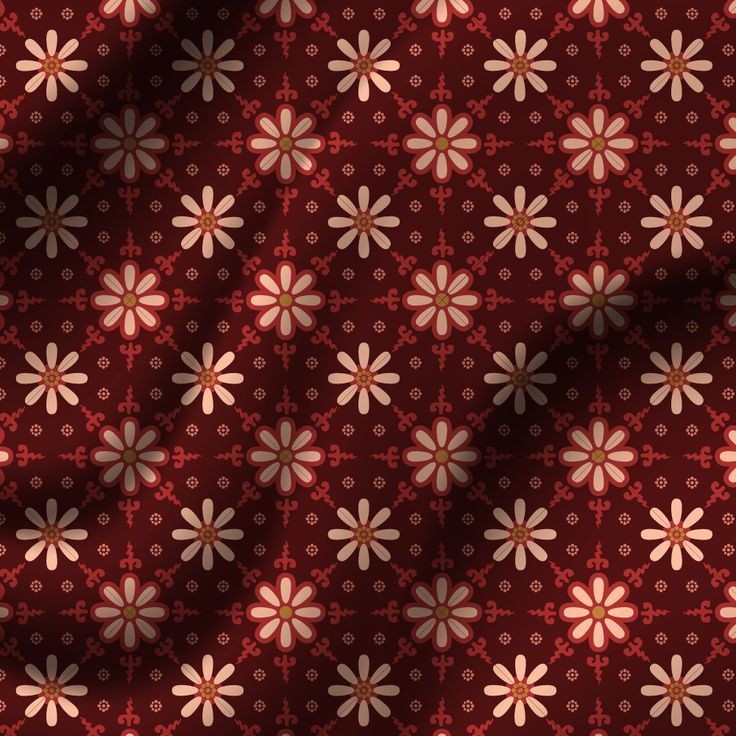Ilustrasi pola motif Truntum